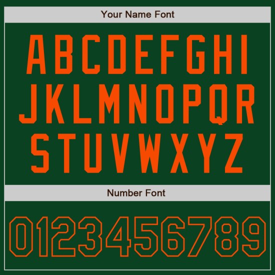 Oranje Custom Authentic Green Baseball Jersey Oranje Custom Authentic Green Baseball Jersey