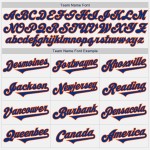 Custom Royal-Orange Tone Jersey Authentic Two Baseball White Custom Royal-Orange Tone Jersey Authentic Two Baseball White
