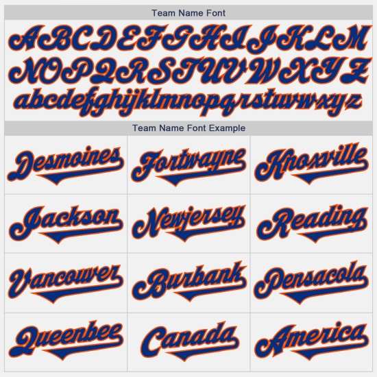 Custom Royal-Orange Tone Jersey Authentic Two Baseball White Custom Royal-Orange Tone Jersey Authentic Two Baseball White
