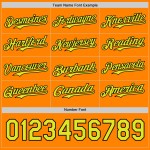Bay Custom Jersey Authentieke Bad Neon Revzzz Oranje Idee Baseball 3D Geel-Zwart Bay Custom Jersey Authentieke Bad Neon Revzzz Oranje Idee Baseball 3D Geel-Zwart