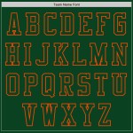 Oranje Custom Authentic Green Baseball Jersey Oranje Custom Authentic Green Baseball Jersey