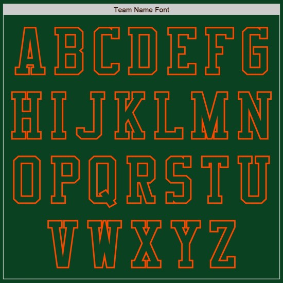 Oranje Custom Authentic Green Baseball Jersey Oranje Custom Authentic Green Baseball Jersey