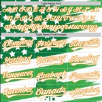 Oranje-Groen Bay Shamrock Jersey Wit Baseball Day Patrick's St. Aangepaste Authentieke 3D Oranje-Groen Bay Shamrock Jersey Wit Baseball Day Patrick's St. Aangepaste Authentieke 3D