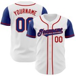 Witte Jersey Tone Royal-Red Two Baseball Custom Authentic Witte Jersey Tone Royal-Red Two Baseball Custom Authentic