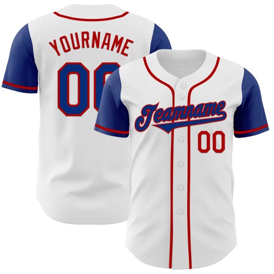 Witte Jersey Tone Royal-Red Two Baseball Custom Authentic Witte Jersey Tone Royal-Red Two Baseball Custom Authentic