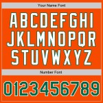 Kelly Tone Baseball Oranje Groen-Wit Jersey Authentieke Twee Aangepaste Kelly Tone Baseball Oranje Groen-Wit Jersey Authentieke Twee Aangepaste