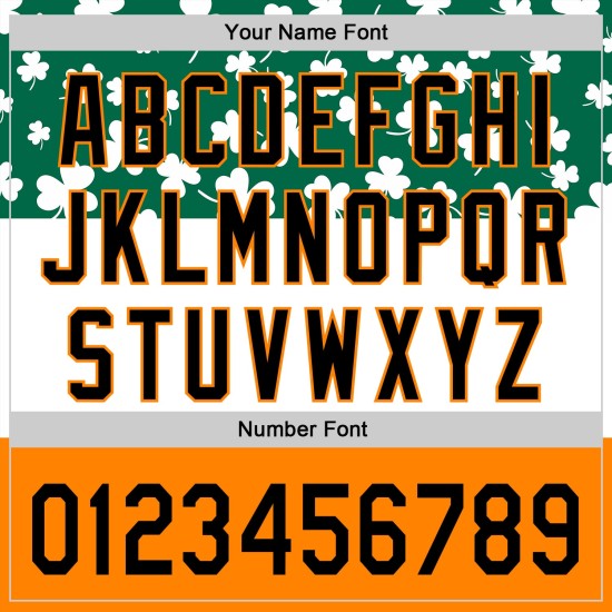 St. Shamrock Jersey Authentieke 3D Dag Honkbal Oranje Patrick's Groen Aangepast Kelly Zwart-Bay St. Shamrock Jersey Authentieke 3D Dag Honkbal Oranje Patrick's Groen Aangepast Kelly Zwart-Bay