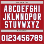 Op maat gemaakt tweekleurig honkbalshirt in blauw, rood, wit en licht, authentiek Op maat gemaakt tweekleurig honkbalshirt in blauw, rood, wit en licht, authentiek
