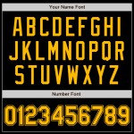 Jersey Zwart Custom Goud Authentieke Baseball Jersey Zwart Custom Goud Authentieke Baseball