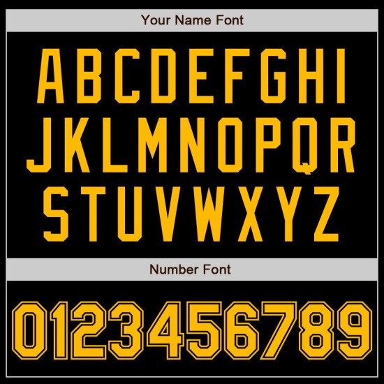 Jersey Zwart Custom Goud Authentieke Baseball Jersey Zwart Custom Goud Authentieke Baseball