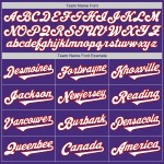 Tone Baseball Wit-Rood Twee Authentieke Jersey Custom Paars Tone Baseball Wit-Rood Twee Authentieke Jersey Custom Paars