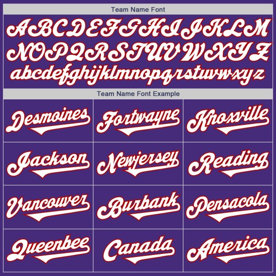 Tone Baseball Wit-Rood Twee Authentieke Jersey Custom Paars Tone Baseball Wit-Rood Twee Authentieke Jersey Custom Paars
