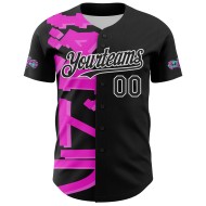 Dragon White Authentic Baseball Jersey Zwart 3D Vaunsart Custom Artval Dragon White Authentic Baseball Jersey Zwart 3D Vaunsart Custom Artval