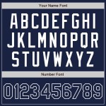 Jersey Baseball Navy Custom Wit Authentiek Jersey Baseball Navy Custom Wit Authentiek