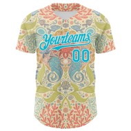 3D Lakes Custom Emi Baseball Seahorse Blauw-Wit Symphony Bee Jersey Crème Authentiek 3D Lakes Custom Emi Baseball Seahorse Blauw-Wit Symphony Bee Jersey Crème Authentiek