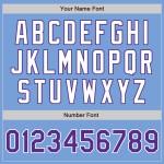 Baseball Blue Two Custom Tone Authentic Lichtpaars-Wit Jersey Baseball Blue Two Custom Tone Authentic Lichtpaars-Wit Jersey