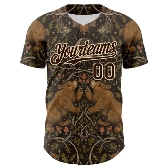 Moonlight Jersey Custom Bruin 3D Woodland Authentieke Crème Emi Bee Baseball Moonlight Jersey Custom Bruin 3D Woodland Authentieke Crème Emi Bee Baseball