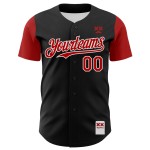 Revzzz Rood-Wit Baseball Da Revzzz Jersey Authentieke Custom Zwarte 3D Revzzz Rood-Wit Baseball Da Revzzz Jersey Authentieke Custom Zwarte 3D