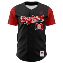 Revzzz Rood-Wit Baseball Da Revzzz Jersey Authentieke Custom Zwarte 3D Revzzz Rood-Wit Baseball Da Revzzz Jersey Authentieke Custom Zwarte 3D