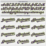 Baseball Tone Authentic Jersey Paars-Neon Custom Two Wit Groen Baseball Tone Authentic Jersey Paars-Neon Custom Two Wit Groen