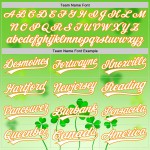 Jersey Day Baseball Shamrock Custom Orange Patrick's St. 3D Authentiek Groen Wit-Bay Jersey Day Baseball Shamrock Custom Orange Patrick's St. 3D Authentiek Groen Wit-Bay