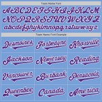 Baseball Blue Two Custom Tone Authentic Lichtpaars-Wit Jersey Baseball Blue Two Custom Tone Authentic Lichtpaars-Wit Jersey