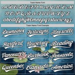 Jersey Baseball The Syntetyc Pond Shadow Custom Fishing Authentic Wit-Zwart 3D In Blauw Jersey Baseball The Syntetyc Pond Shadow Custom Fishing Authentic Wit-Zwart 3D In Blauw
