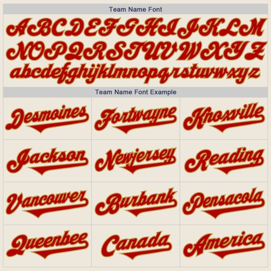 Honkbal goudkleurige Two Red-Old authentieke aangepaste crèmekleurige trui Honkbal goudkleurige Two Red-Old authentieke aangepaste crèmekleurige trui