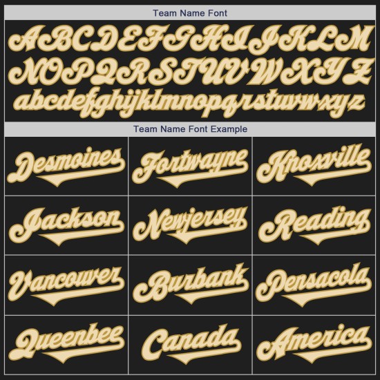 Tone Gold Cream-Old Baseball Jersey Custom Two Black Authentic Tone Gold Cream-Old Baseball Jersey Custom Two Black Authentic