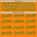 Bay Custom Jersey Authentieke Bad Neon Revzzz Oranje Idee Baseball 3D Geel-Zwart Bay Custom Jersey Authentieke Bad Neon Revzzz Oranje Idee Baseball 3D Geel-Zwart