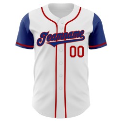 Witte Jersey Tone Royal-Red Two Baseball Custom Authentic Witte Jersey Tone Royal-Red Two Baseball Custom Authentic
